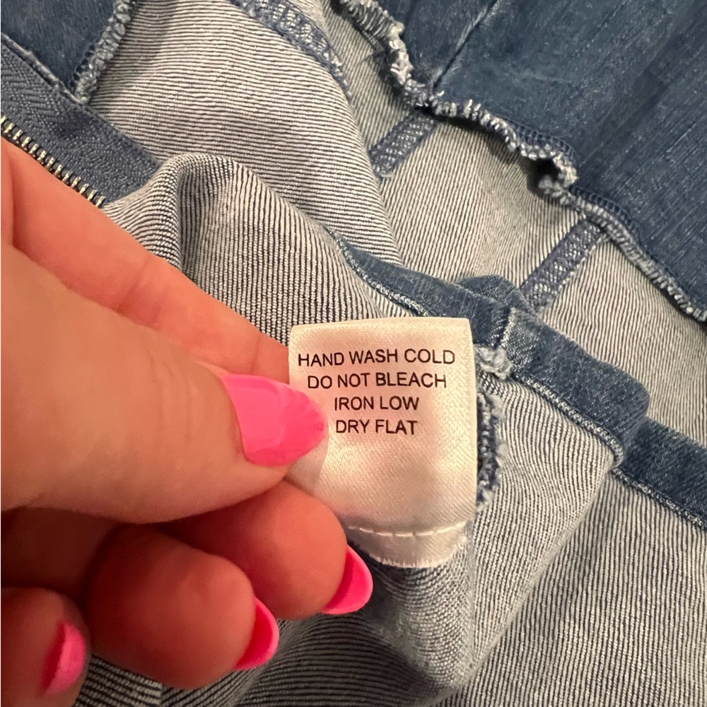 Haute Monde Denim bodycon mini dress - Picture 10 of 11